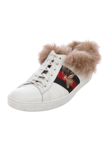 gucci sneakers dames aanbieding|Gucci fur sneakers women's.